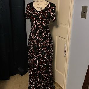 Grecerelle floral maxi dress